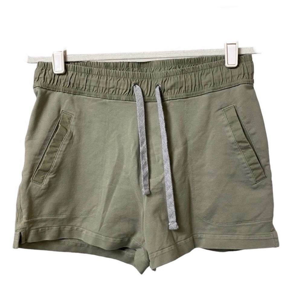 Eddie Bauer green casual drawstring stretch waist summer lounge shorts Small